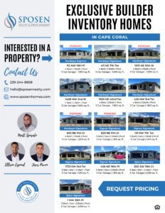 Exclusive Builder Inventory Homes
